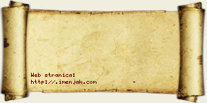 Blaža Vlahović vizit kartica